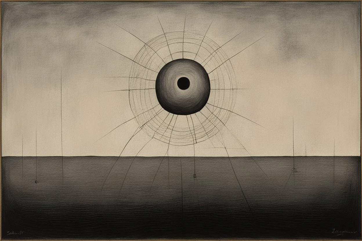 Intaglio Style by Gertrude Abercrombie and Adolph Gottlieb and Arthur Secunda, birth of a nightmare, abstract surreal masterpiece, harsh juxtaposition of the uncanny and banal, sharp focus, smooth, weird horror imagery by Zdzislaw Beksinski, sorrow index graph texture