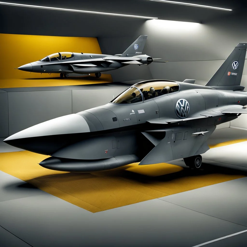 a military fighter jet designed by volkswagen \