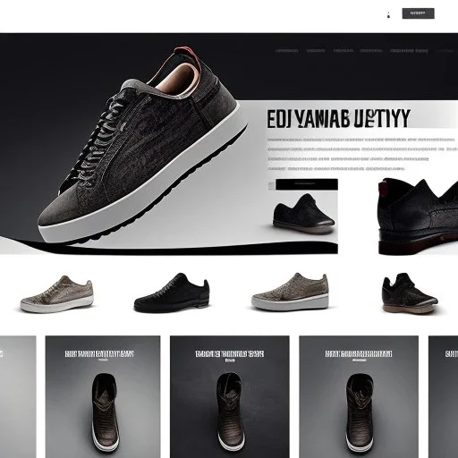 website for a shoe company