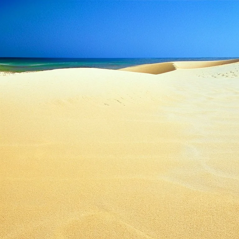 the sand and the beach