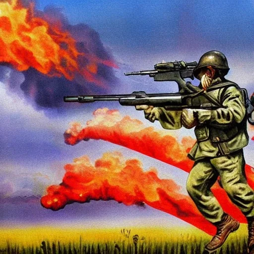 war painting