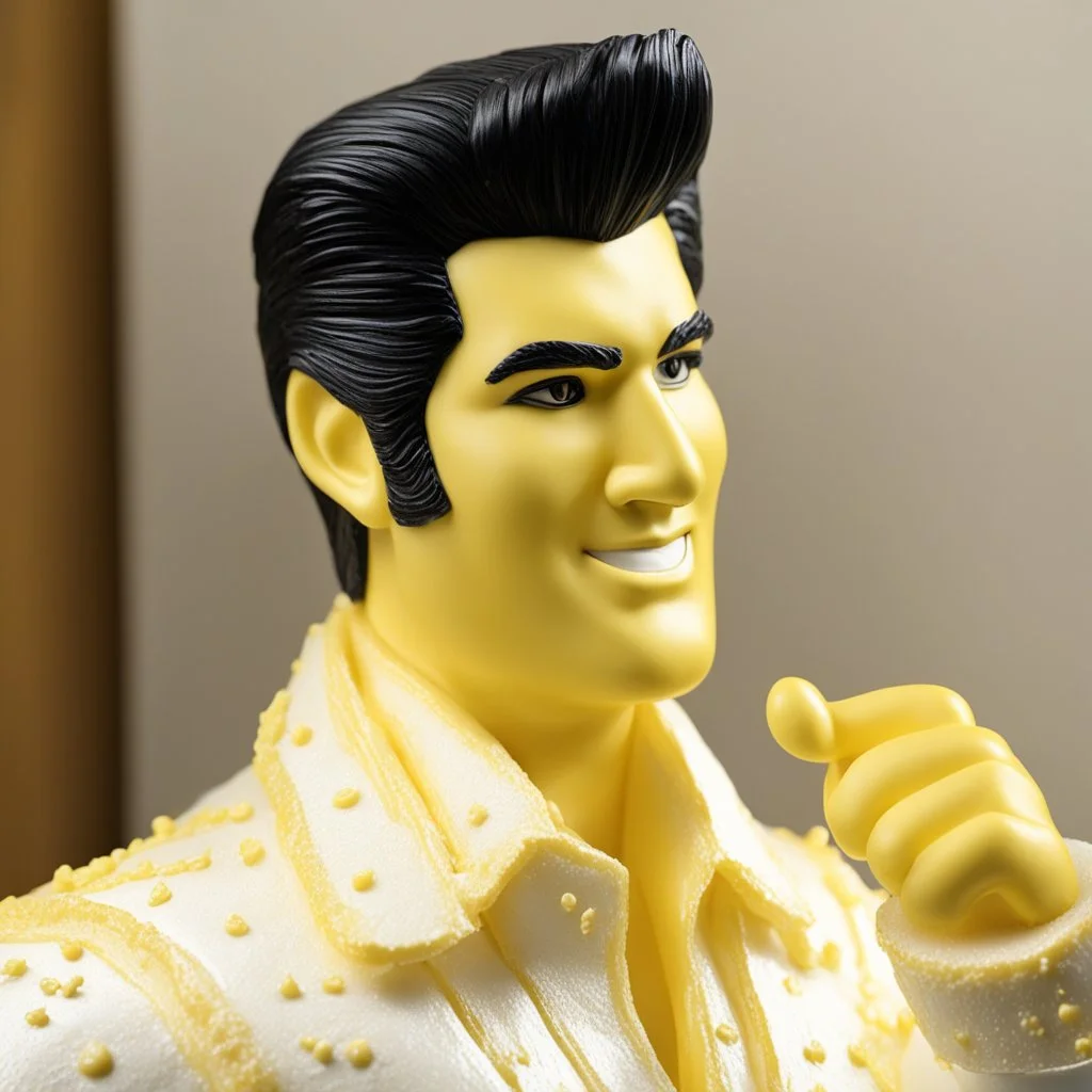 [OK] Another Elvis Made from Margarine: he looks at the screen and says "ok" with a thumb up!