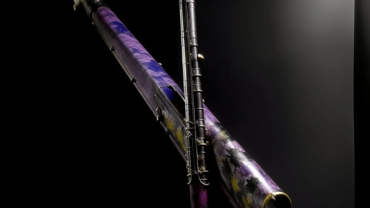 A purple shadow bassoon painted by Claude Monet