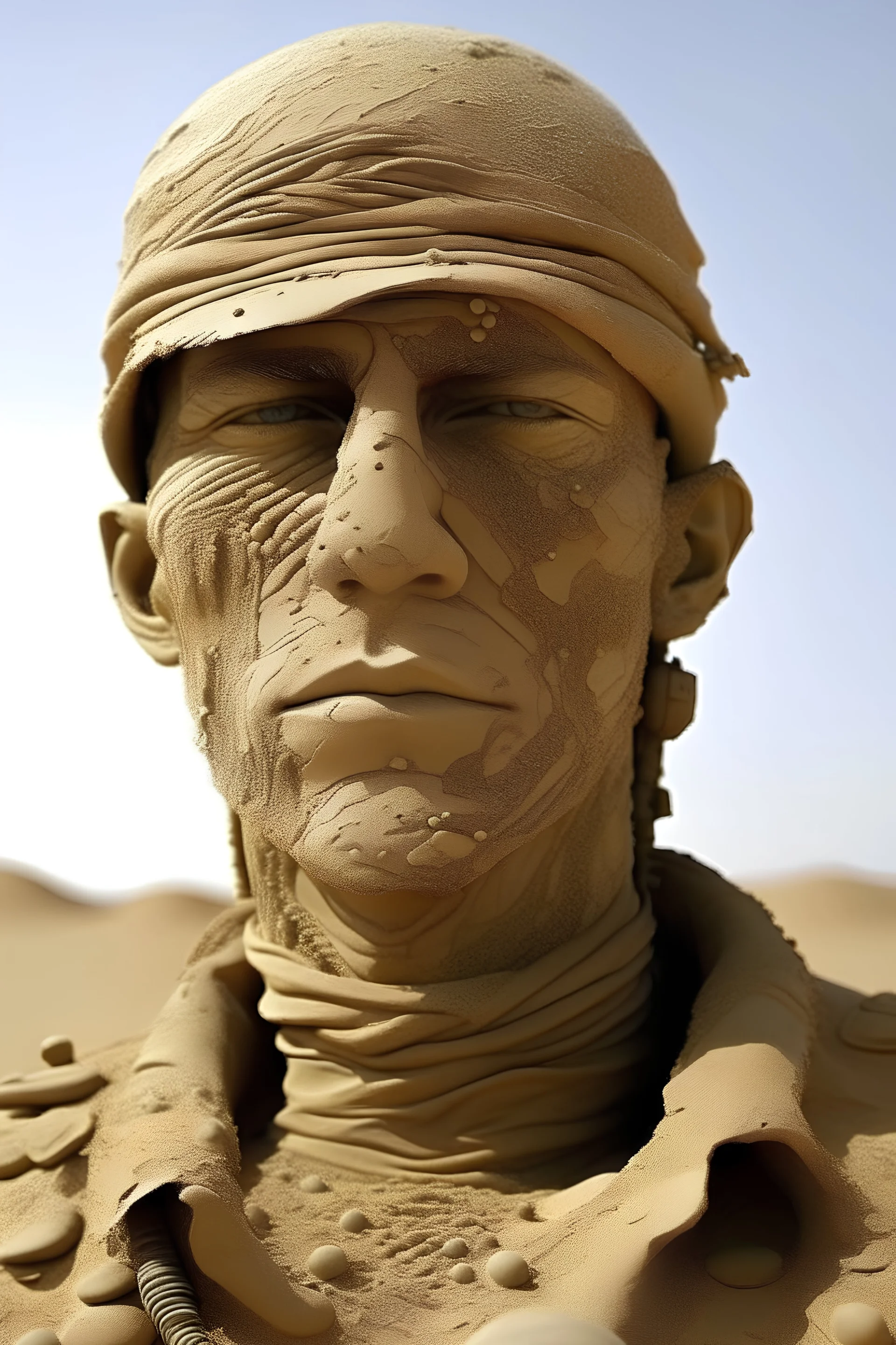 Man made of desert storm | Gallery