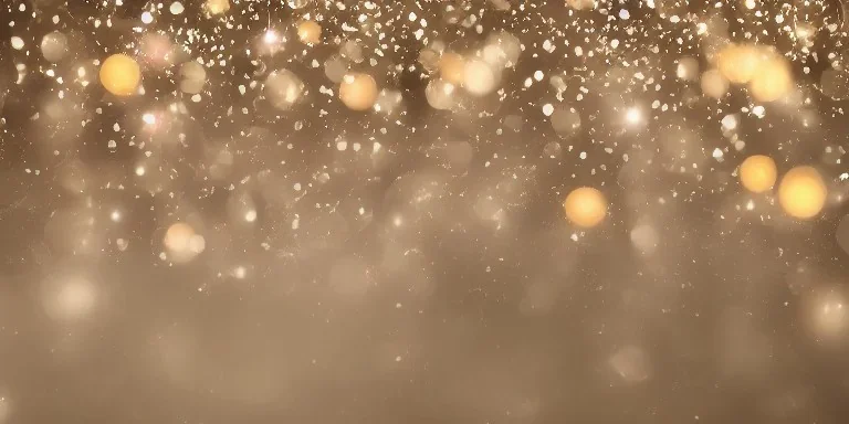 Festive abstract bokeh background - golden bokeh lights, beige - New Year, Anniversary, Wedding, banner