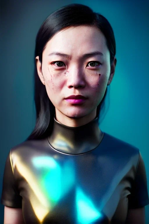 MCU Portrait, Front image, cyberpunk Asian sweet woman with rabbit mask, latex dress, highly detailed, concept art, smooth, unreal engine 5, god rays, ray tracing, RTX, lumen lighting, ultra detail, volumetric lighting, 3d, finely drawn, high definition, high resolution.