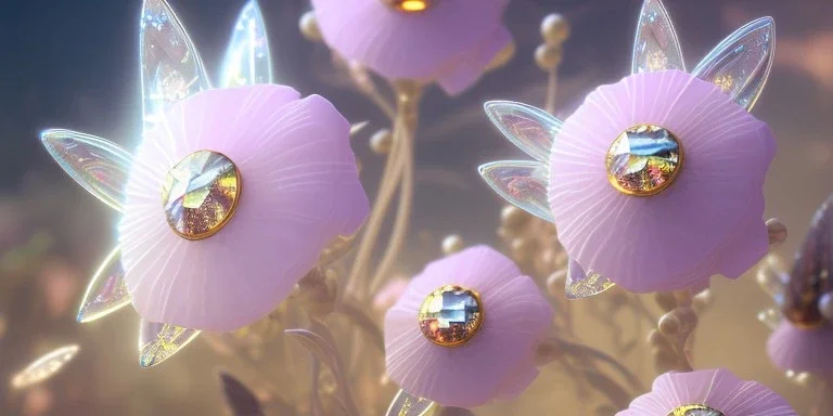 crystal subtle flower in a galactic ambiance beautiful fairy, transparent, delicate colors, in the foreground, full of details, smooth，soft light atmosphere, light effect，vaporwave colorful, concept art, smooth, extremely sharp detail, finely tuned detail, ultra high definition, 8 k, unreal engine 5, ultra sharp focus