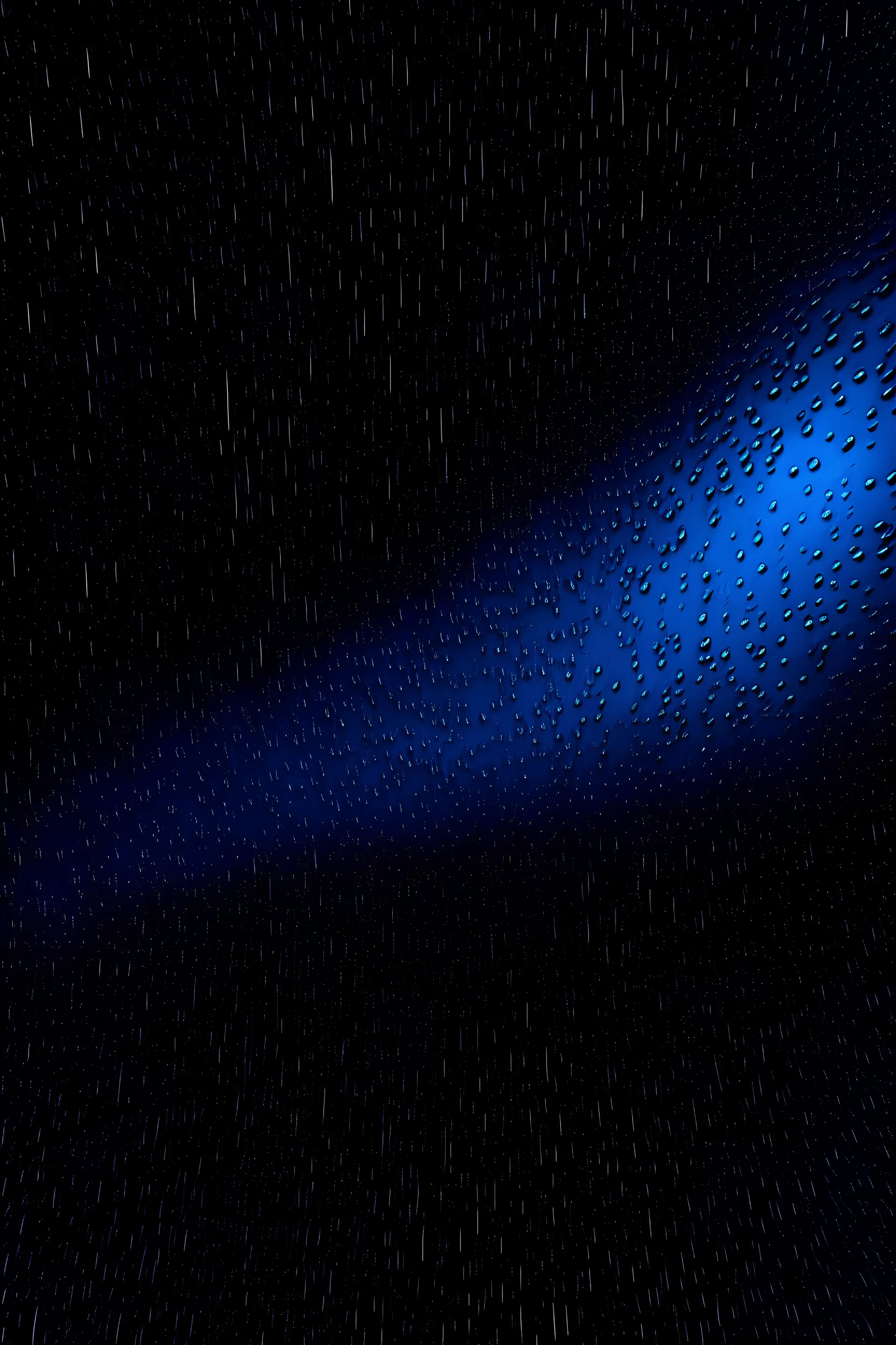 lots of rain from the sky::5 dark matter::1 blue::5 --v 4