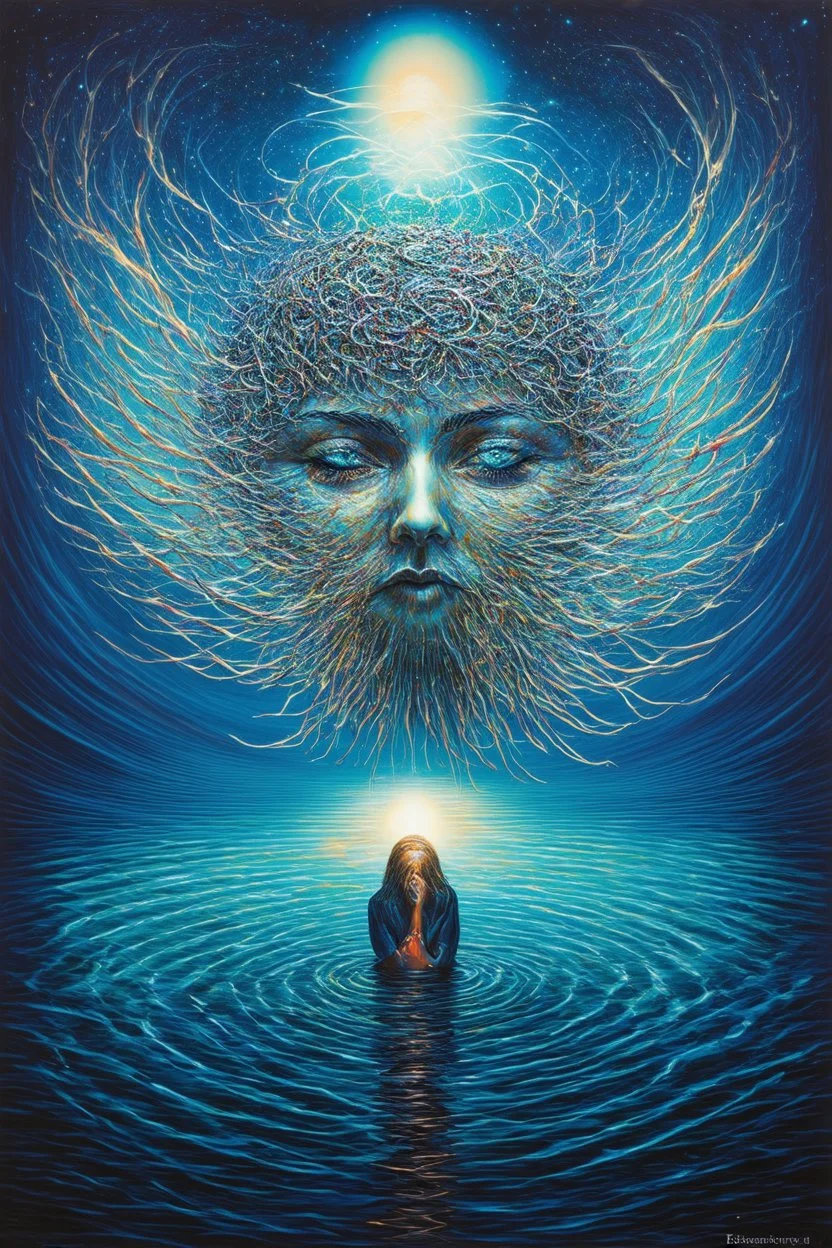 release expectation and let go; neo-surrealistic optical art