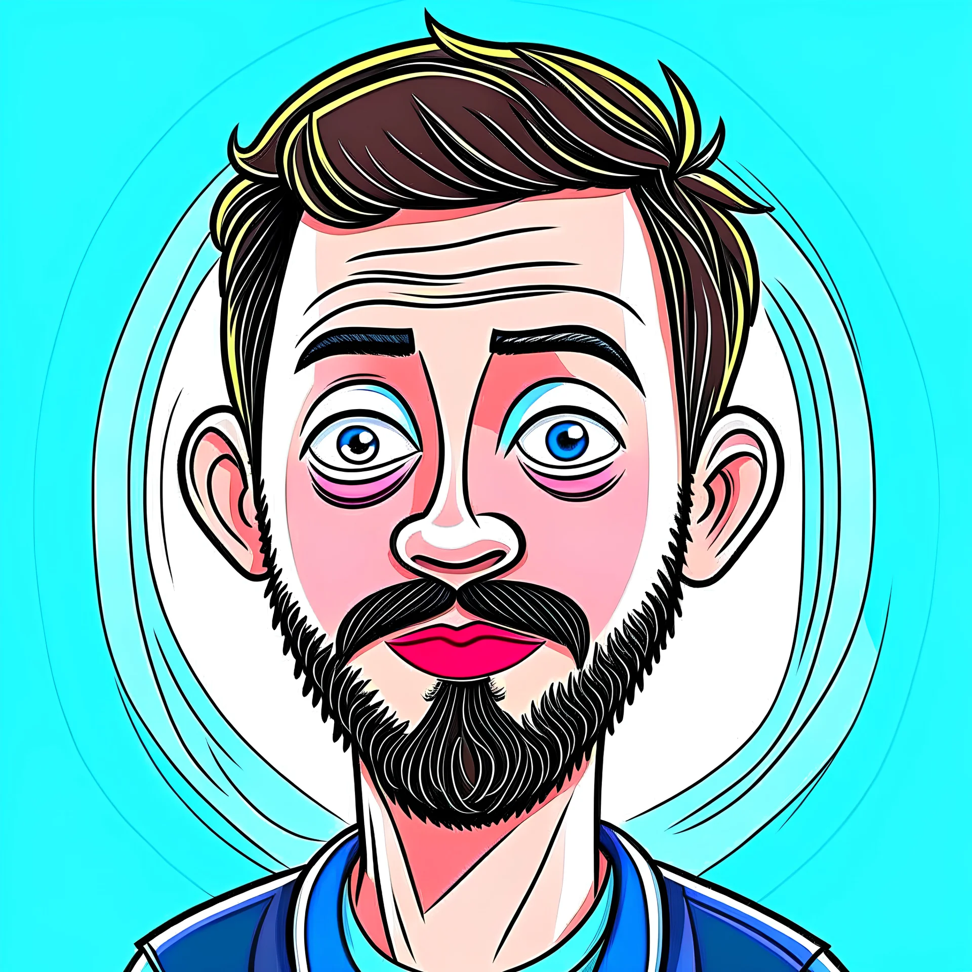 Funny Cartoon Bernardo Silva