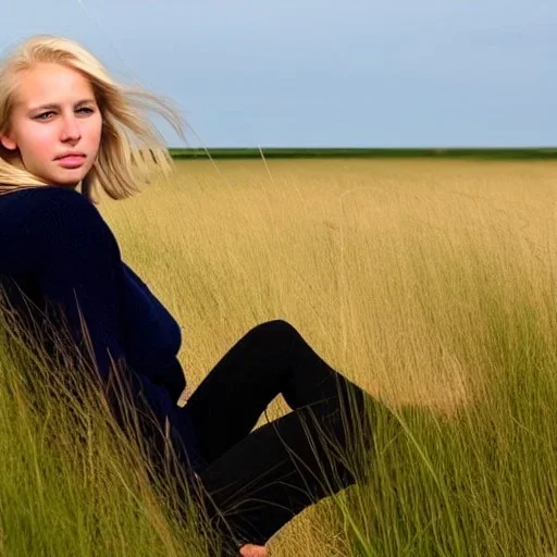 my gorgeous, blond girlfriend lives among the coastal fens of Denmark