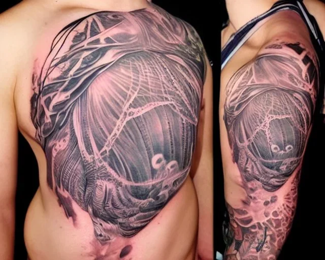 Tatouage, médusa