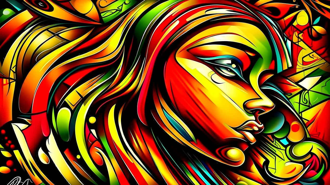 Graffiti Art. Wallpaper.