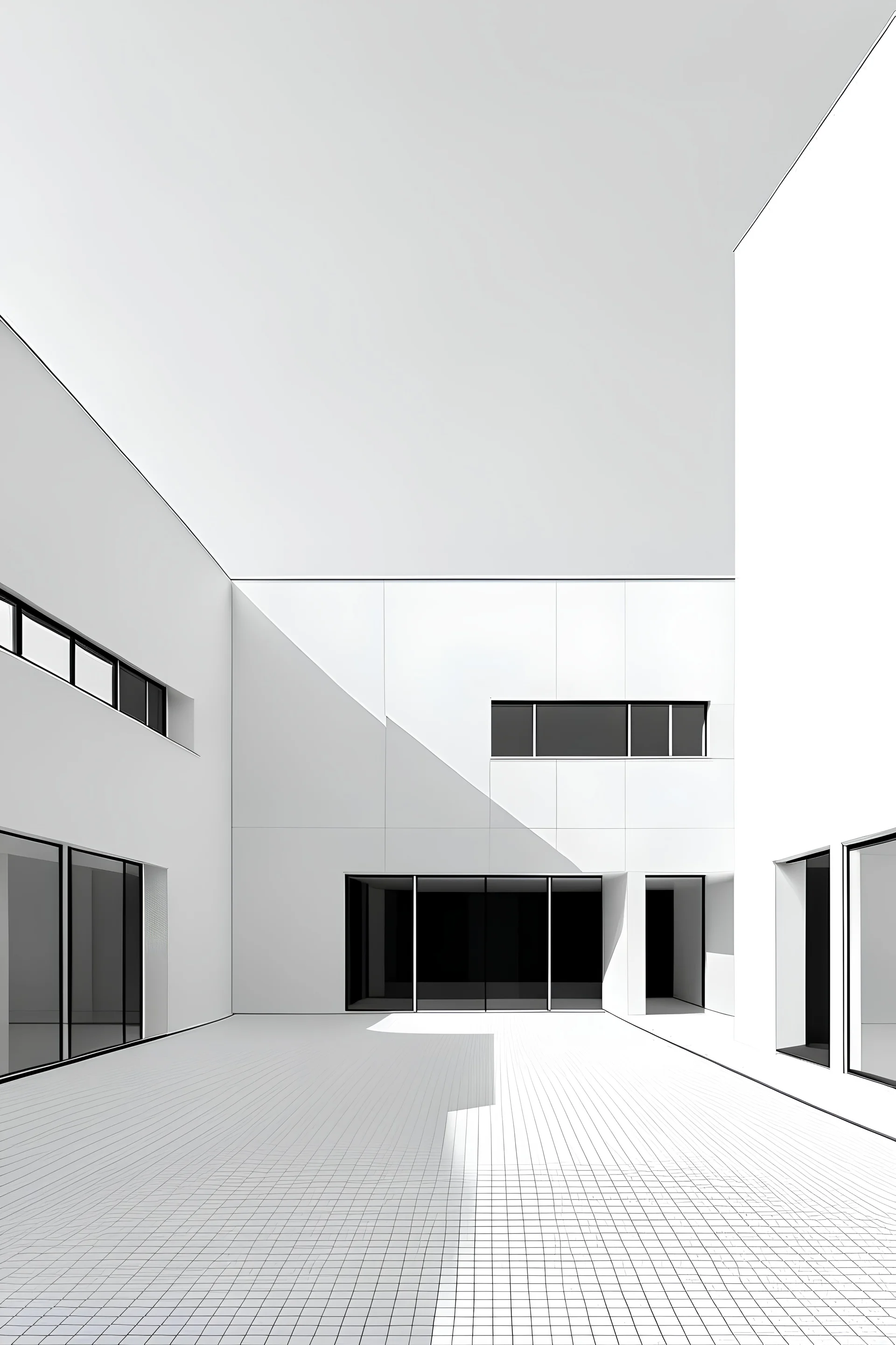 escuela al estilo minimalista