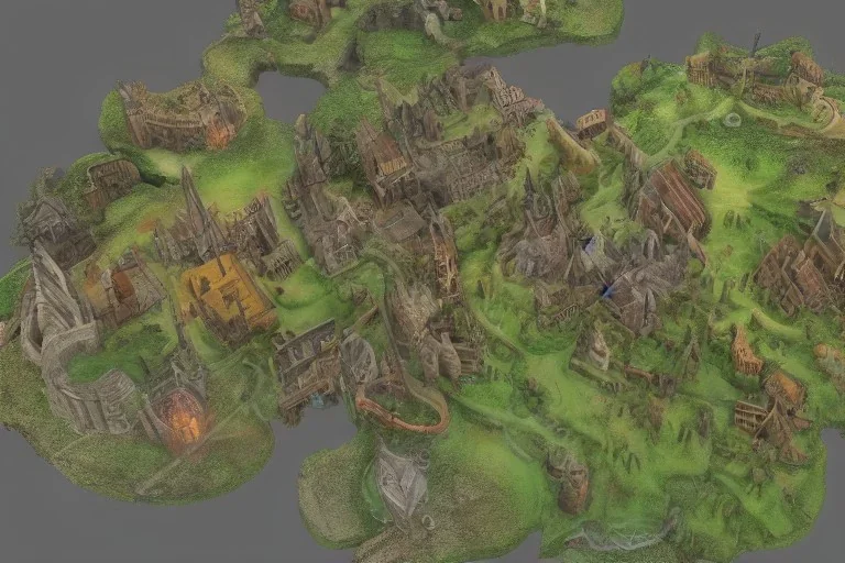 3d map, fantasy, adventure