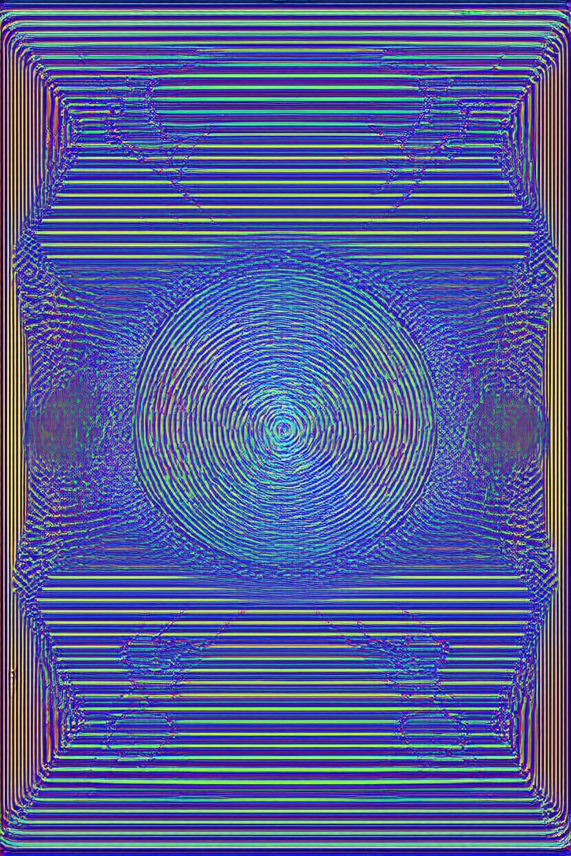 stable quantum state of coherence; surreal optical art