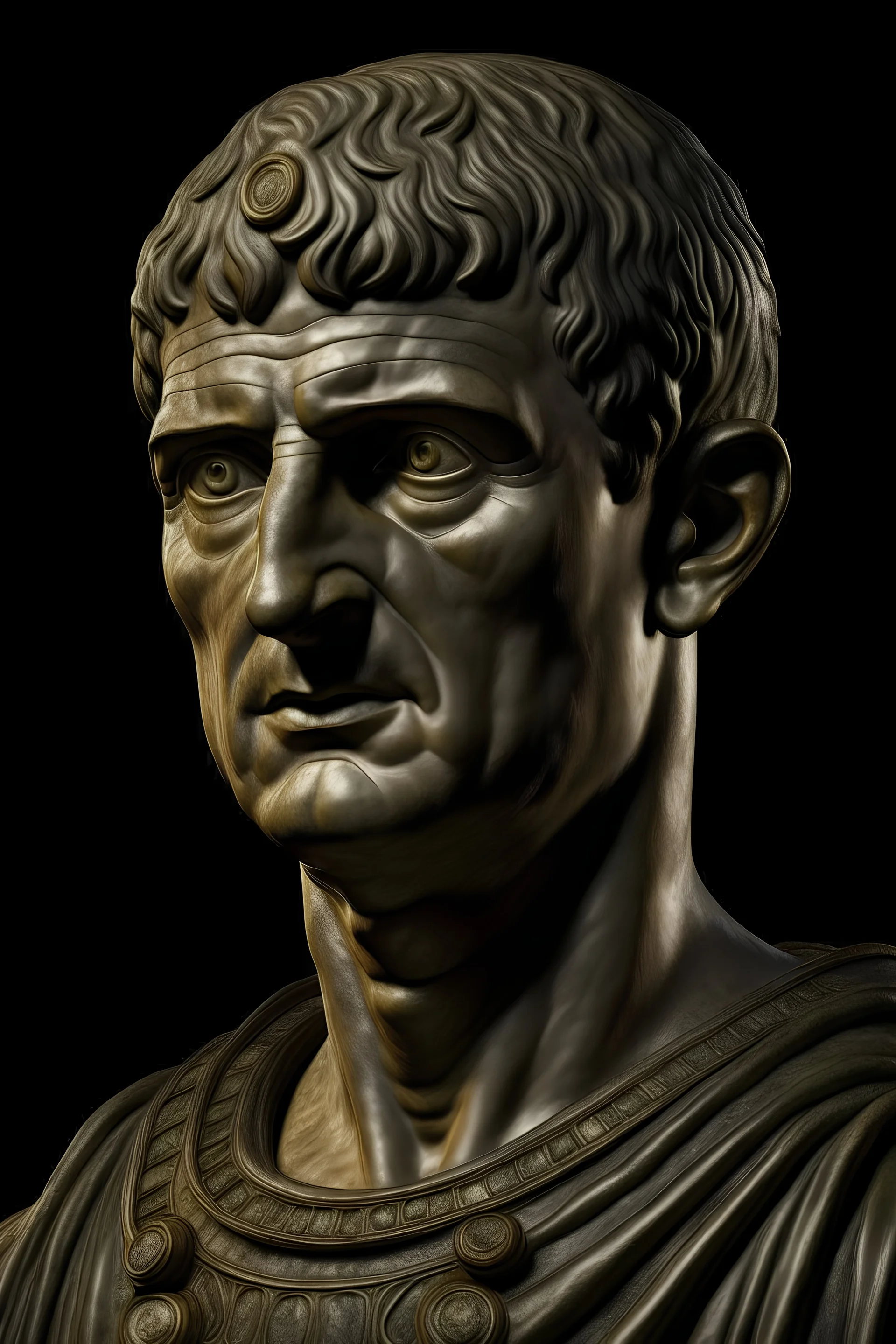 portrait roman mark antony dark