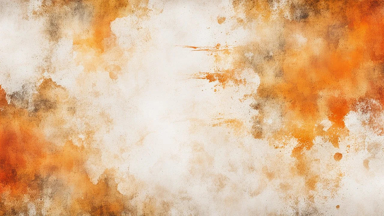 Hyper Realistic grungy-rustic golden, orange & white multicolor textured background