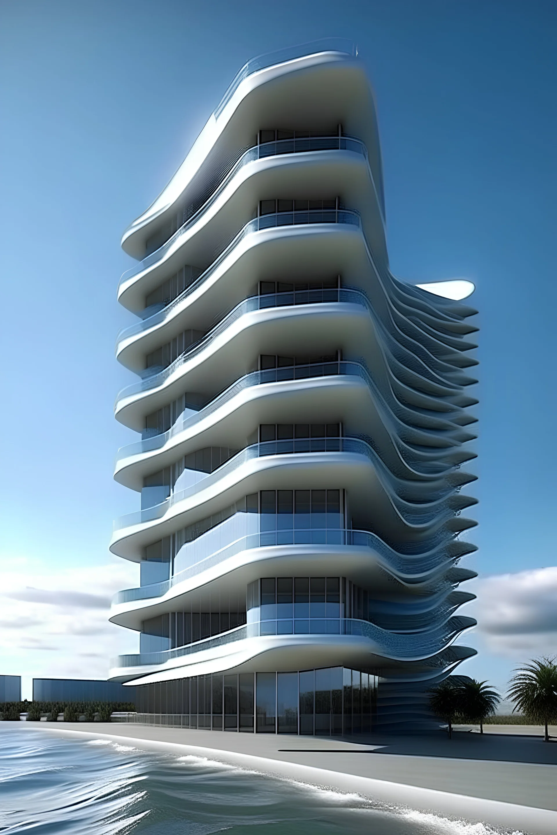 oceano ondas arquitectura