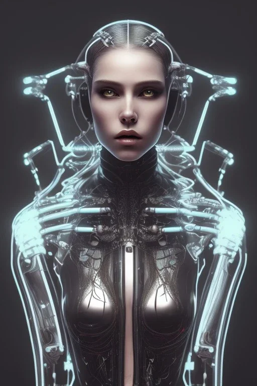 cyberpunk, black latex body, women, body portrai, open mouth, perfect skin, tron, cyborg , perfekt, real, dream, hr giger