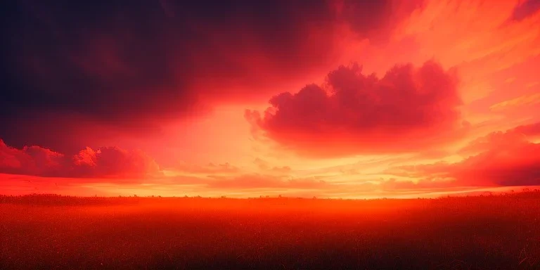 clouds, sunset, photography, orange and pink