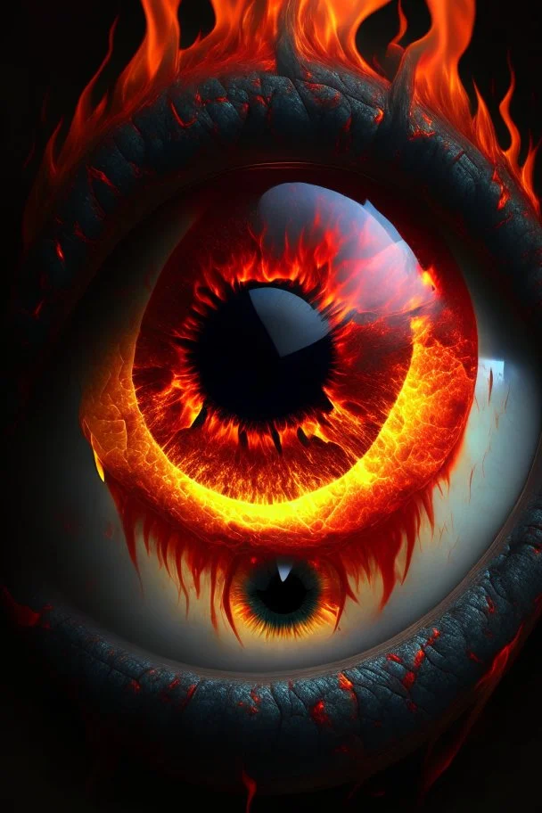 fiery eyeball