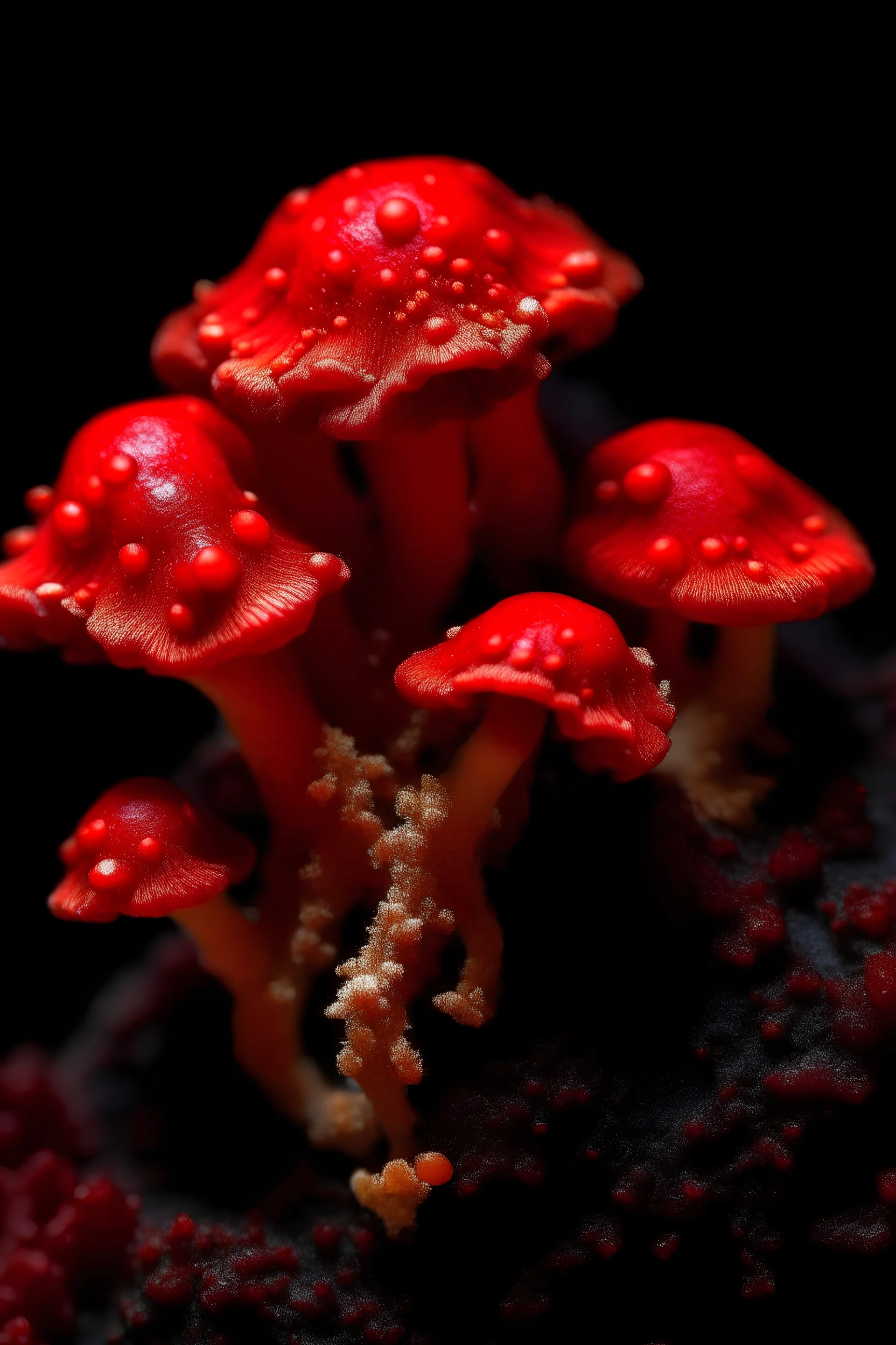 red fungus in space