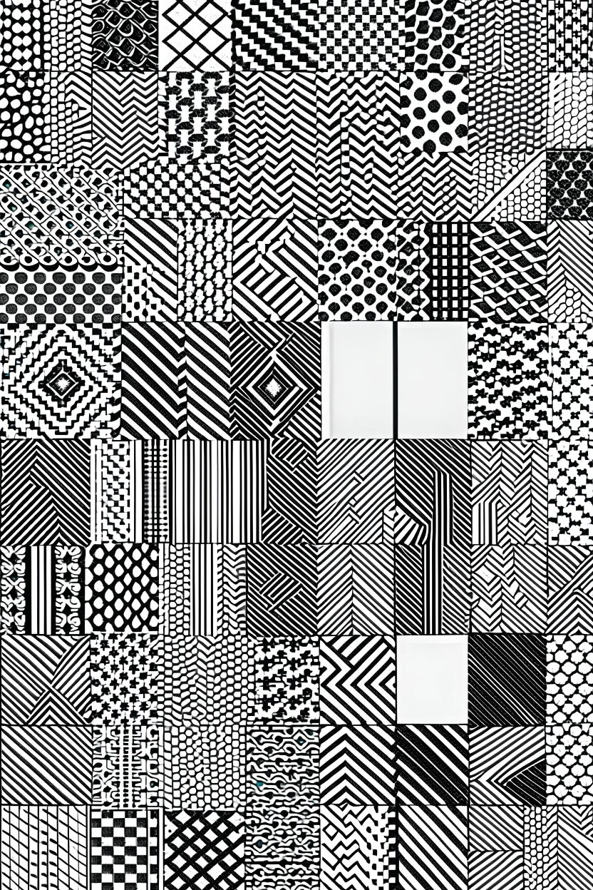 elite patterns black and white