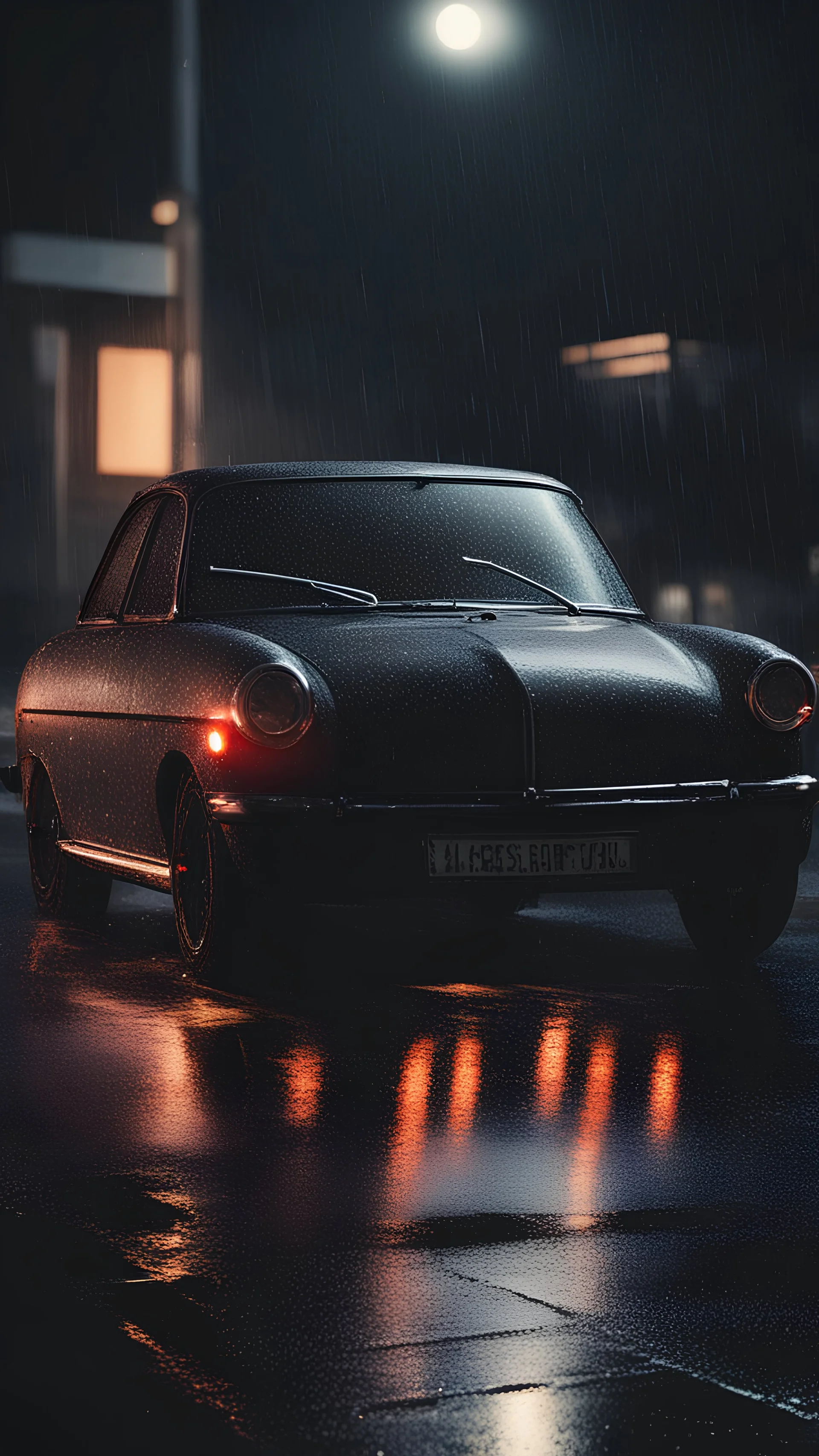 car,rain,reflections,4k,raytracing,night