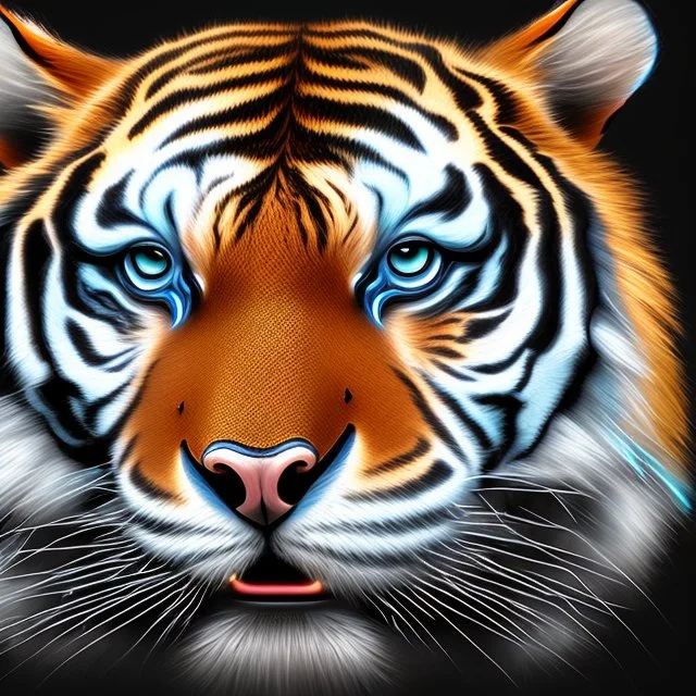 cyber tiger in 3d