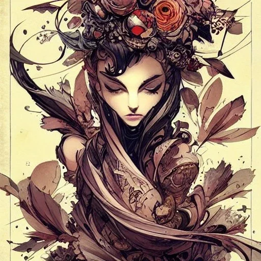 Crown breathtaking cover art by Brian Kesinger, Jeremy Mann, Carne Griffiths, Jean Baptiste Monge, Hokusai, insanely detailed, triadic color