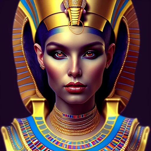 Portrait of woman as ART OF BOB KEHL: Cleopatra princess:: : ILYA REPIN :: : Egyptian makeup :: : lithograph, ink drawing :: : trending on artstation, insane details :: : ART OF BOB KEHL style::