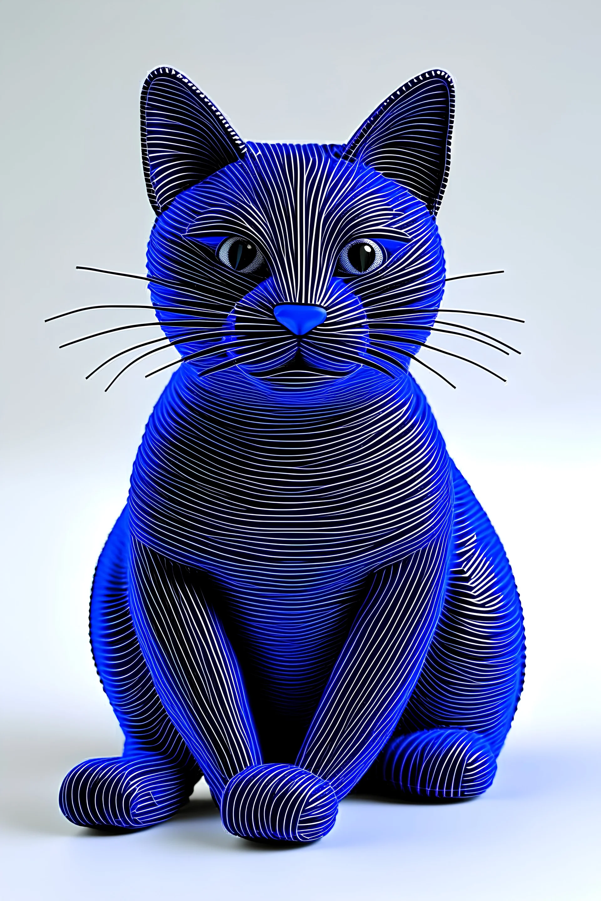 cat wire blue