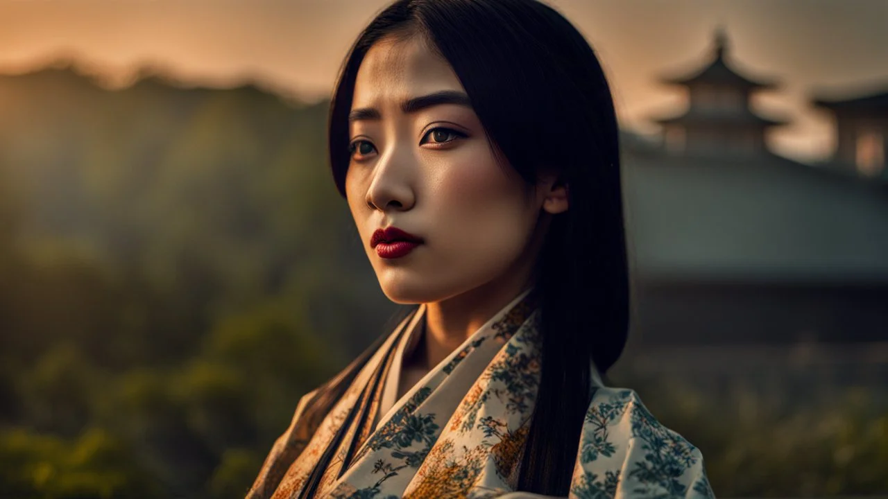 portrait geisha photo 4k