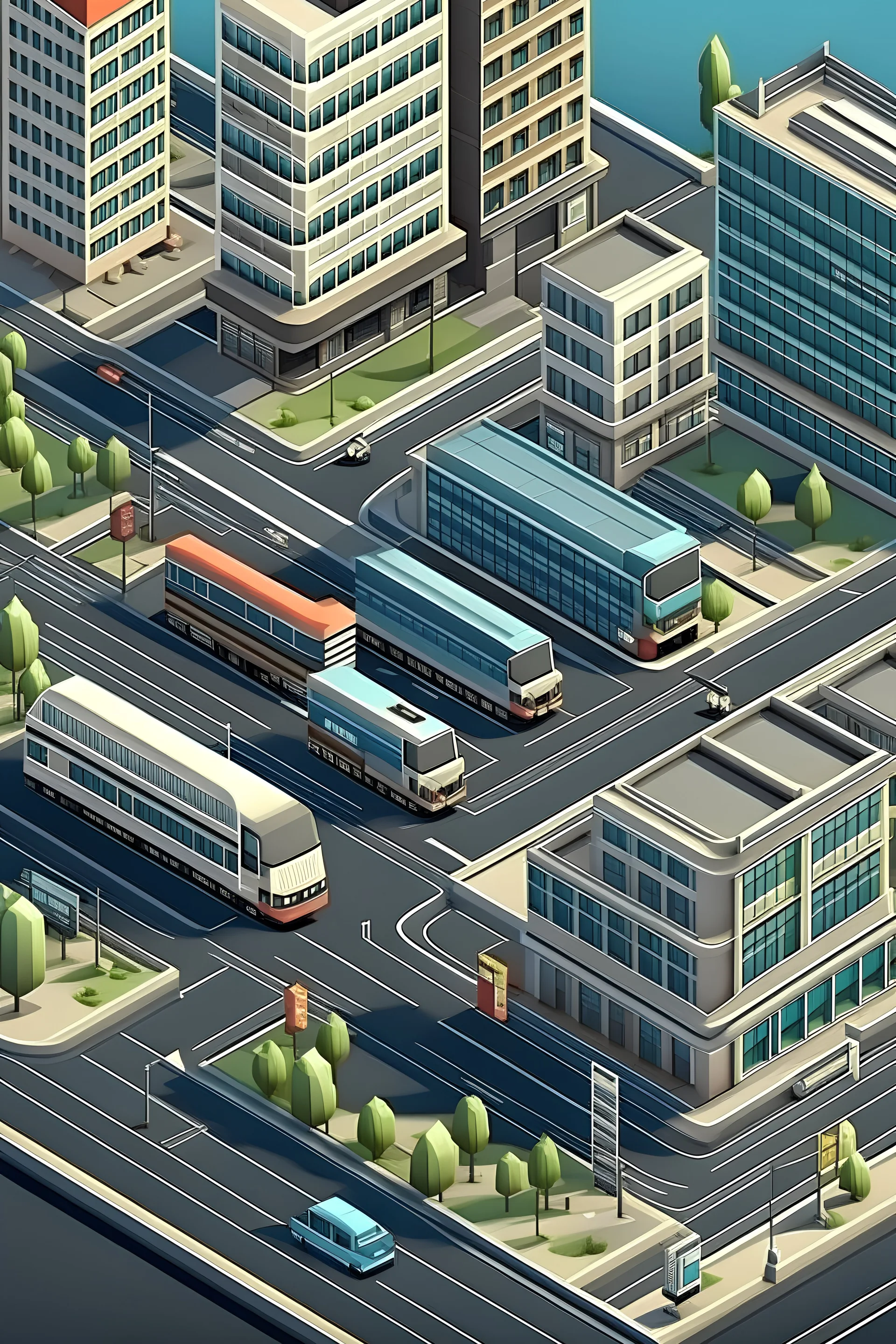 city and transportation realistic