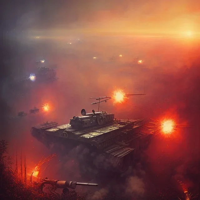 vietnam war. war report. napalm in jungle. bokeh. lens flare. warm lights. high detailed. beksinski