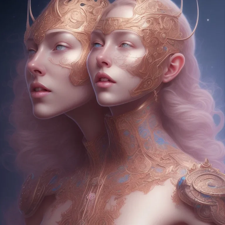 fantasy magic, intricate, sharp focus, illustration, highly detailed, digital painting, concept art, artgerm and paul lewin and kehinde wiley, masterpiece sexy lips with a smile Celtic Lord body lord outer space pretty, pink blue