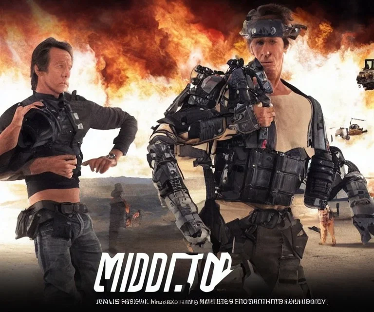 Midjourney style, buddy action movie, photorealistic, directed by Michael bay