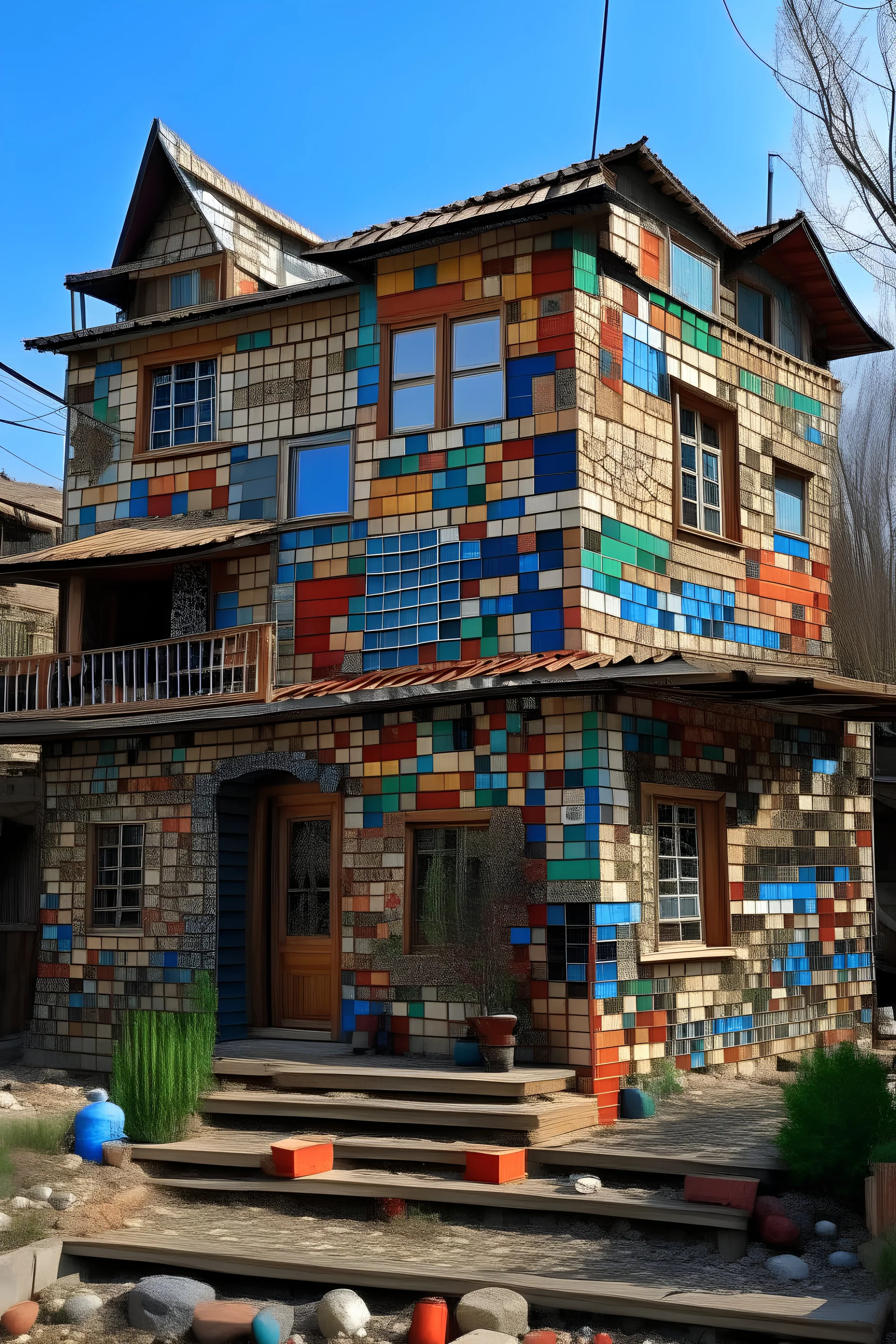 Patchwork house