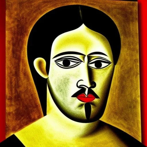 portrait of a King picasso style