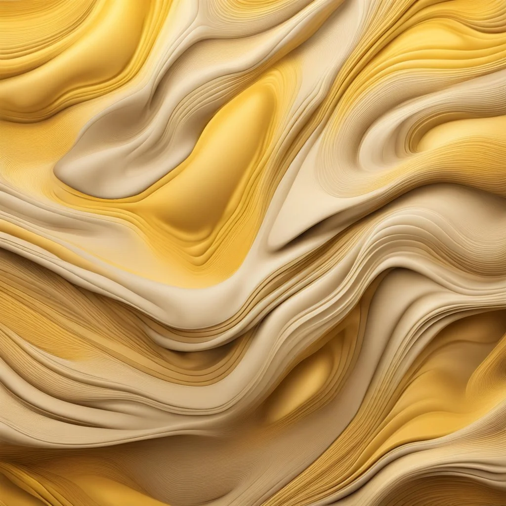 Hyper Realistic Yellow & Beige abstract Texture