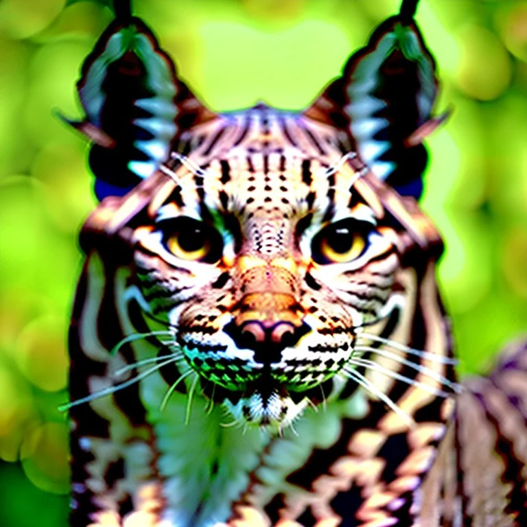 Egyptian lynx face