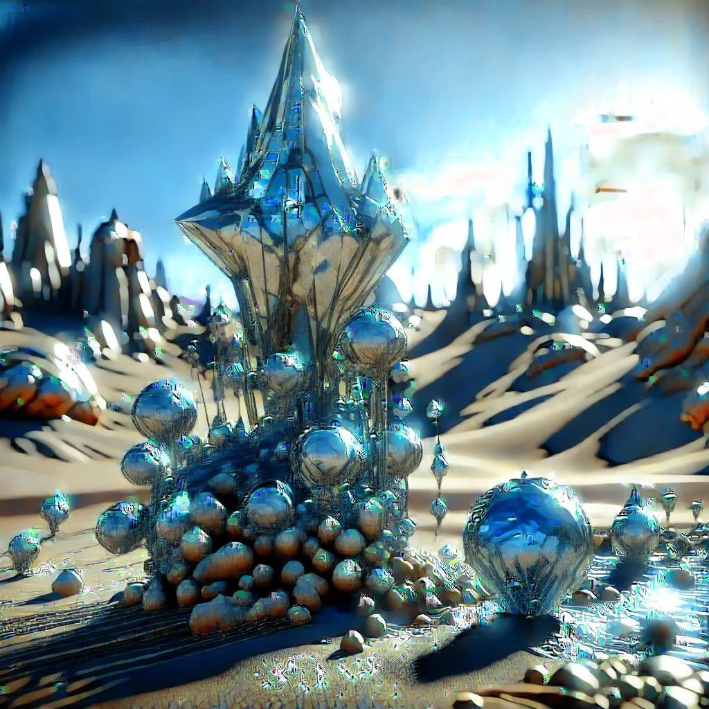 3d, crystal-like, odd objects in an odd environment, desert, masterpiece, good quality, intricate details, high quality, Yves Tanguy, best quality, 8k, in focus, sharp focus, DVD Screengrab, fantasy, sci-fi, cinematic, photorealism, octane render, frostbite, 8k, cinematic, unreal engine, bokeh, vray, houdini render, quixel megascans, arnold render, 8k uhd, raytracing, cgi, lumen reflections, cgsociety, ultra realistic, cinema4d, studio quality, highly detailed