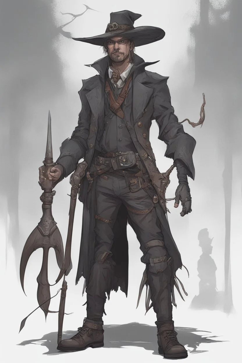 fantasy witch hunter man