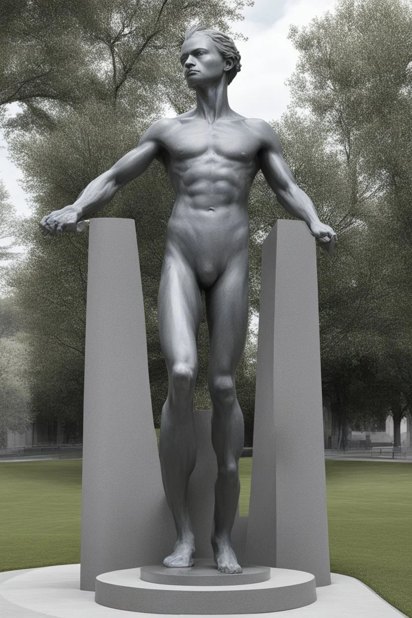 the sculpture is unusual