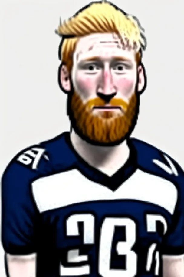 Tim Ream American football player cartoon 2d