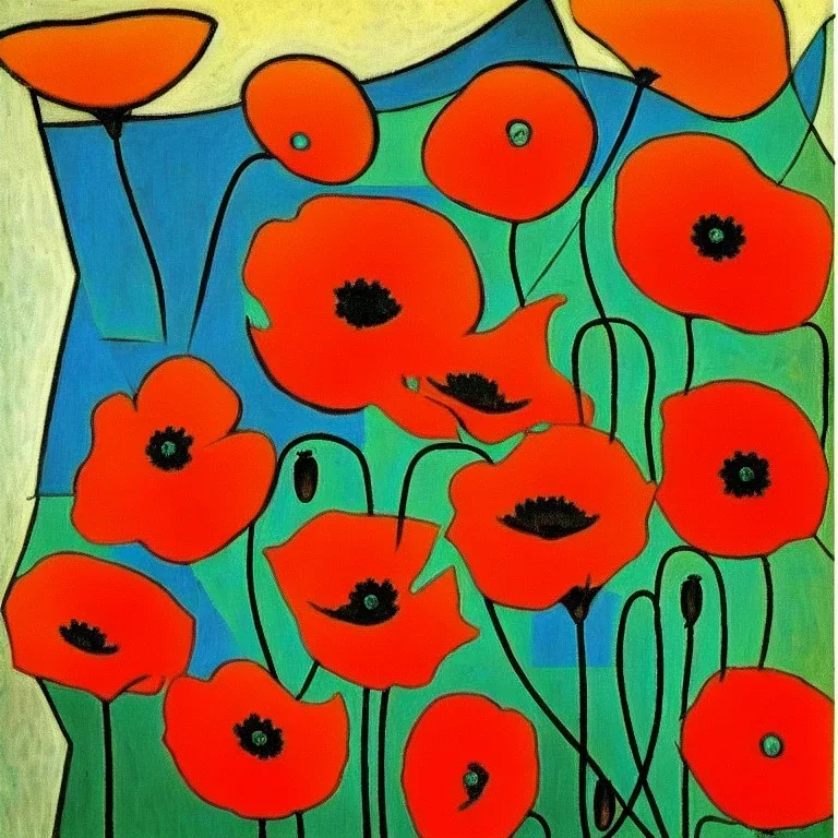 poppies BY picasso