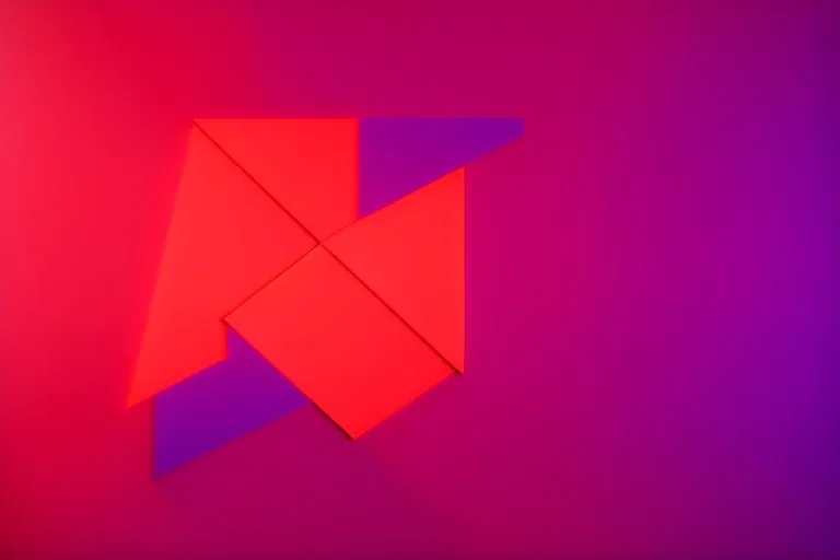 background geometric installation abstract 3D 4k