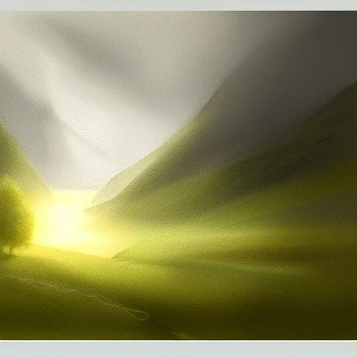 nature landscape, dramatic lighting, volumetric lighting, high quality, pencil sketch