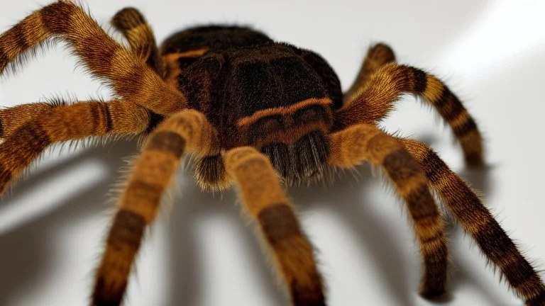 two people run out of hotel room because of escaped tarantula